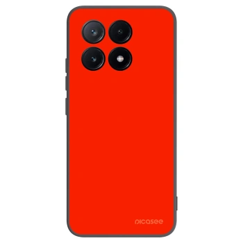 Picasee crna silikonska maskica za Xiaomi Poco X6 Pro - Maranello Red