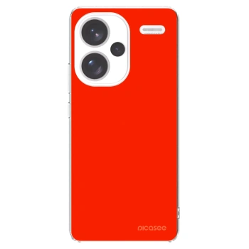 Picasee silikonska prozirna maskica za Xiaomi Redmi Note 13 Pro+ 5G - Maranello Red