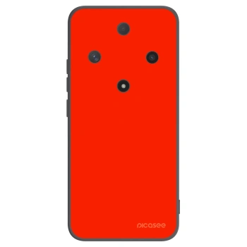 Picasee crna silikonska maskica za Honor Magic6 Lite 5G - Maranello Red