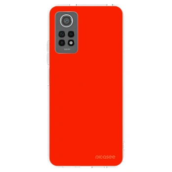 Picasee silikonska prozirna maskica za Xiaomi Redmi Note 12 Pro 4G - Maranello Red