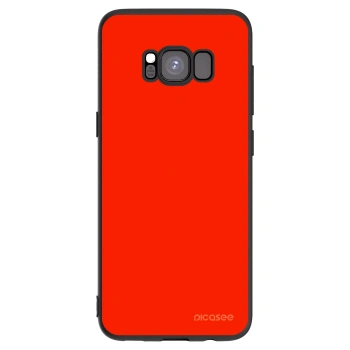Picasee crna silikonska maskica za Samsung Galaxy S8 G950F - Maranello Red