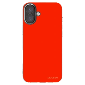 Picasee silikonska prozirna maskica za Apple iPhone 16 Plus - Maranello Red