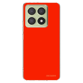 Picasee silikonska prozirna maskica za Xiaomi 14T - Maranello Red