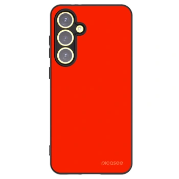 Picasee crna silikonska maskica za Samsung Galaxy S24 FE S721B - Maranello Red