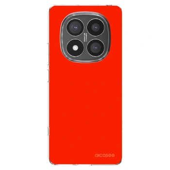 Picasee silikonska prozirna maskica za Xiaomi Redmi Note 14 Pro+ 5G - Maranello Red