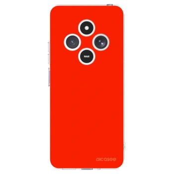 Picasee silikonska prozirna maskica za Xiaomi Redmi 14C - Maranello Red