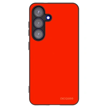 Picasee crna silikonska maskica za Samsung Galaxy S25 5G - Maranello Red
