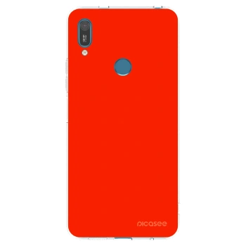 Picasee silikonska prozirna maskica za Huawei Y7 2019 - Maranello Red