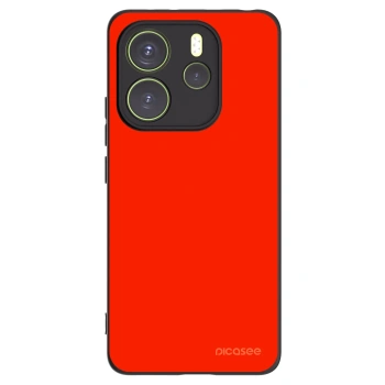 Picasee crna silikonska maskica za Xiaomi Redmi Note 14 4G - Maranello Red