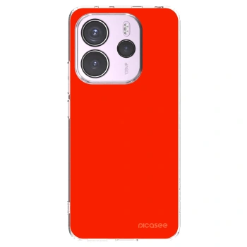 Picasee silikonska prozirna maskica za Xiaomi Redmi Note 14 4G - Maranello Red