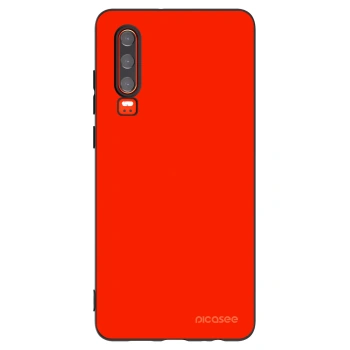 Picasee crna silikonska maskica za Huawei P30 - Maranello Red