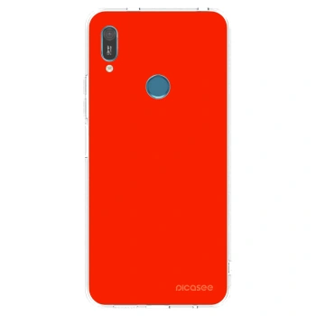 Picasee silikonska prozirna maskica za Huawei Y6 2019 - Maranello Red