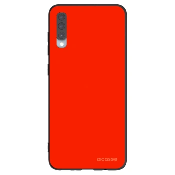 Picasee crna silikonska maskica za Samsung Galaxy A70 A705F - Maranello Red