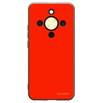 Picasee crna silikonska maskica za Honor Magic8 Lite 5G - Maranello Red