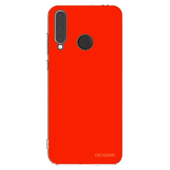 Picasee silikonska prozirna maskica za Honor 20 Lite - Maranello Red