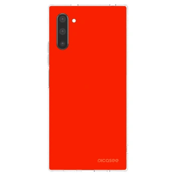 Picasee silikonska prozirna maskica za Samsung Galaxy Note 10 N970F - Maranello Red