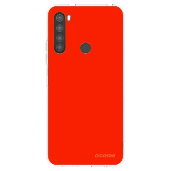 Picasee silikonska prozirna maskica za Xiaomi Redmi Note 8 - Maranello Red