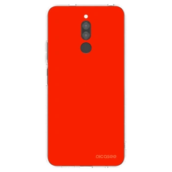 Picasee silikonska prozirna maskica za Xiaomi Redmi 8 - Maranello Red