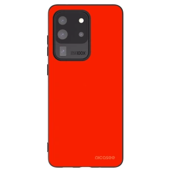 Picasee crna silikonska maskica za Samsung Galaxy S20 Ultra 5G G988F - Maranello Red