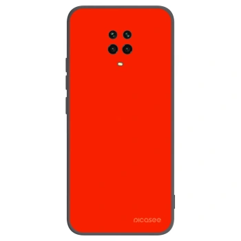 Picasee crna silikonska maskica za Xiaomi Redmi Note 9S - Maranello Red