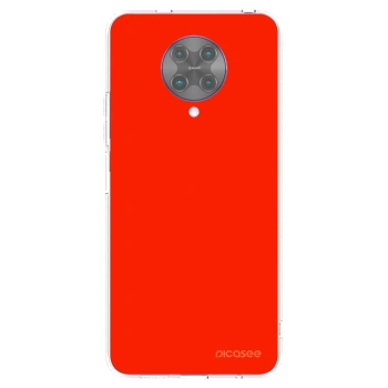 Picasee silikonska prozirna maskica za Xiaomi Poco F2 Pro - Maranello Red