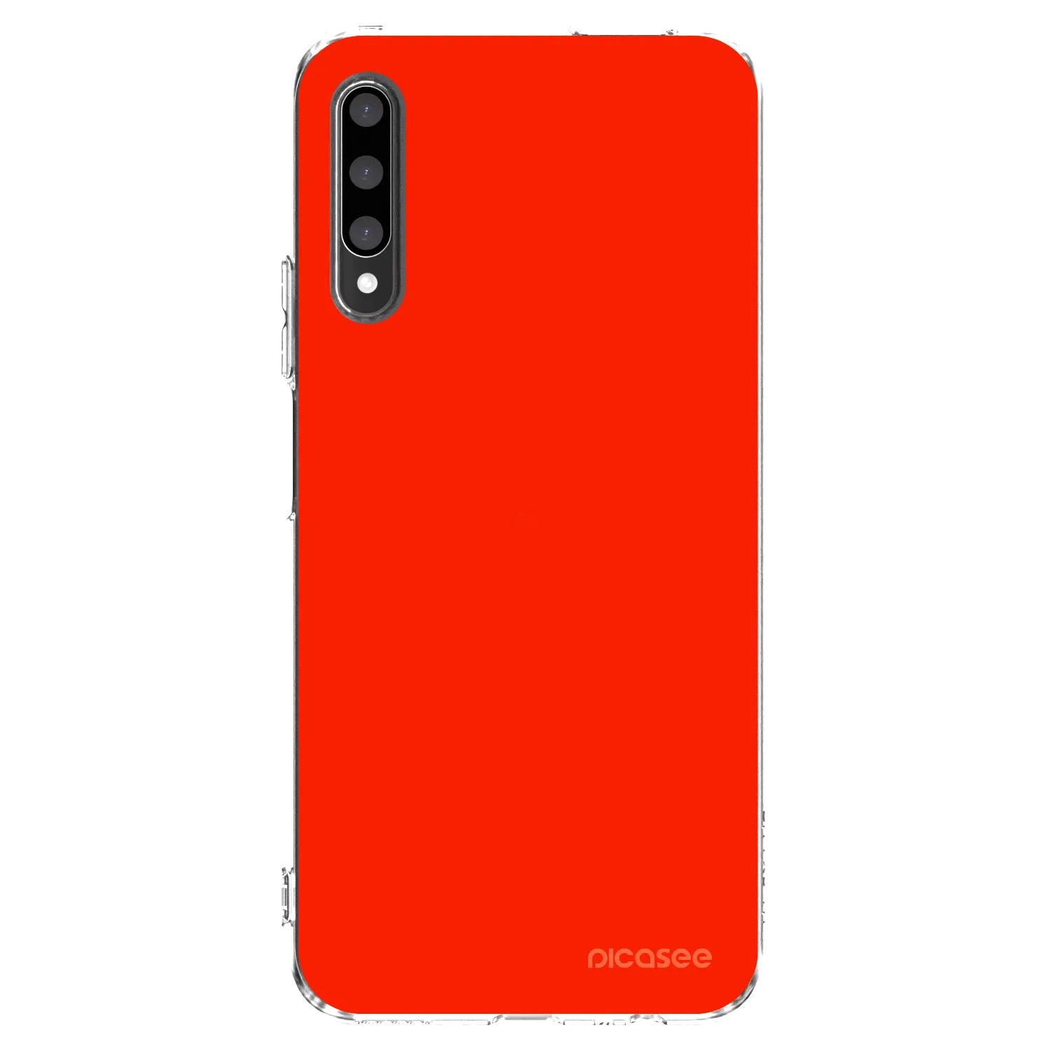 Picasee silikonska prozirna maskica za Honor 9X Pro - Maranello Red