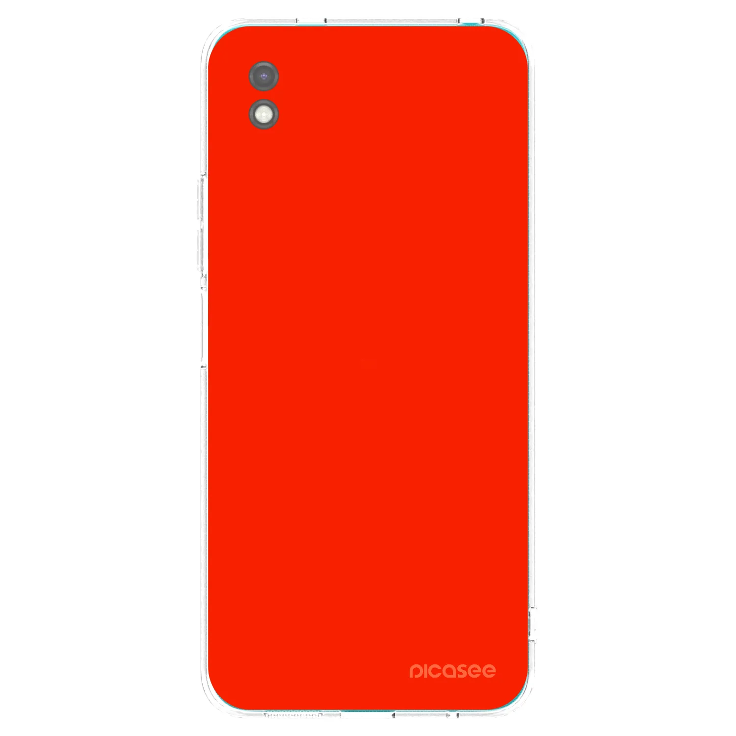 Picasee crna silikonska maskica za Xiaomi Redmi 9A - Maranello Red