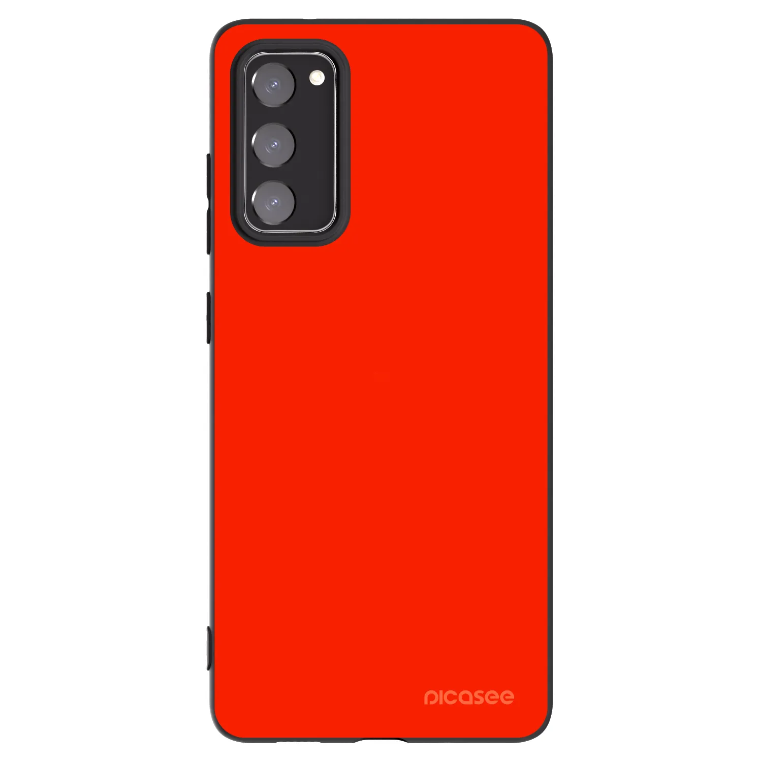 Picasee crna silikonska maskica za Samsung Galaxy S20 FE - Maranello Red