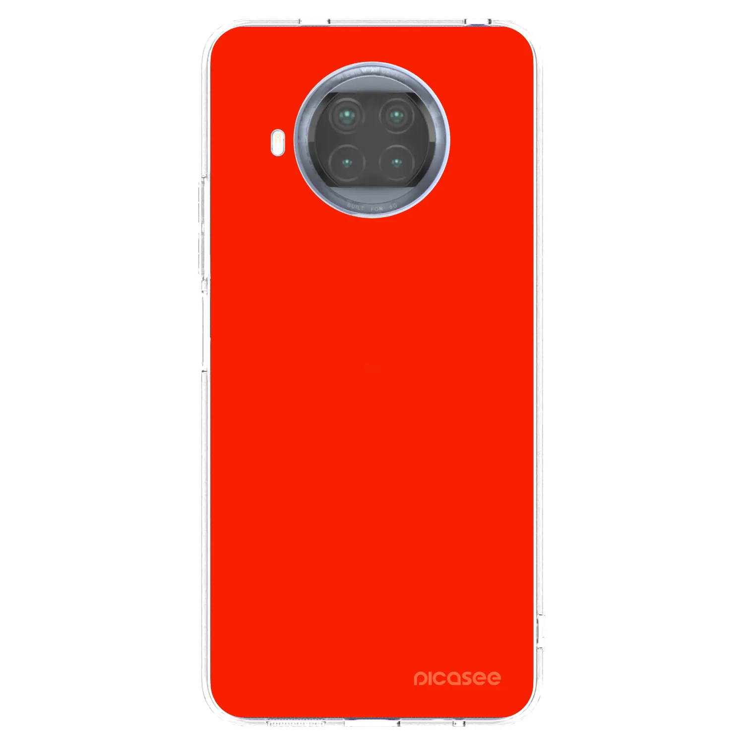 Picasee silikonska prozirna maskica za Xiaomi Mi 10T Lite - Maranello Red