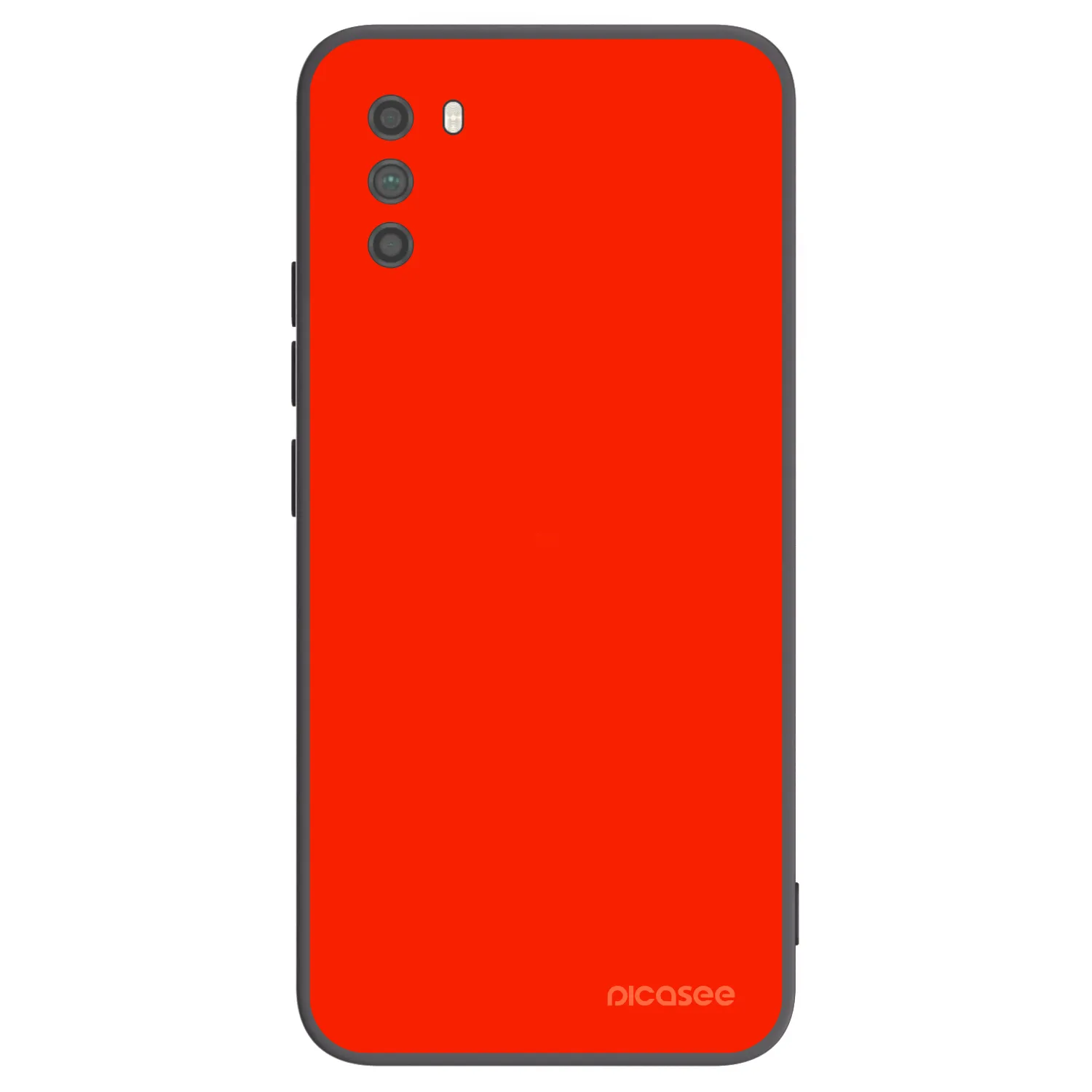 Picasee crna silikonska maskica za Xiaomi Poco M3 - Maranello Red