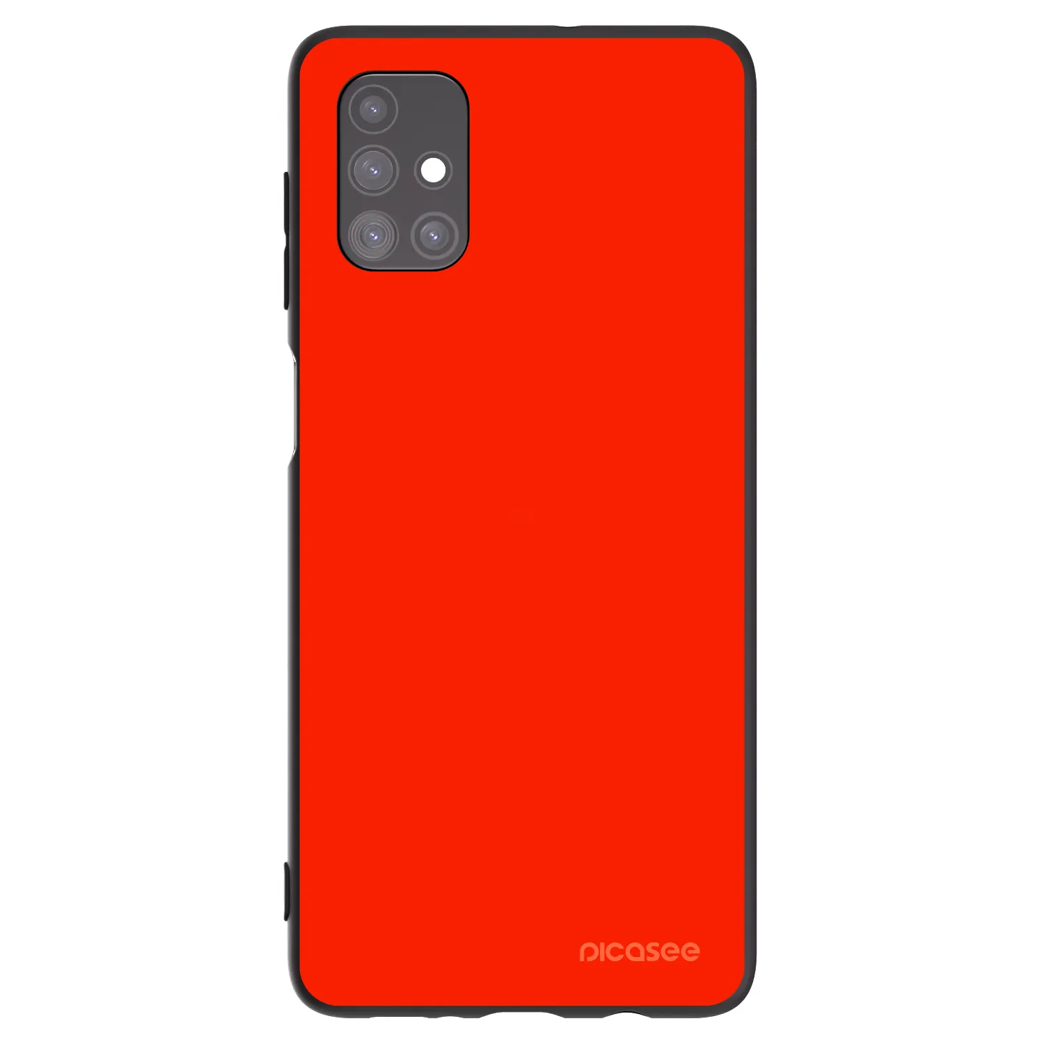 Picasee crna silikonska maskica za Samsung Galaxy M51 M515F - Maranello Red