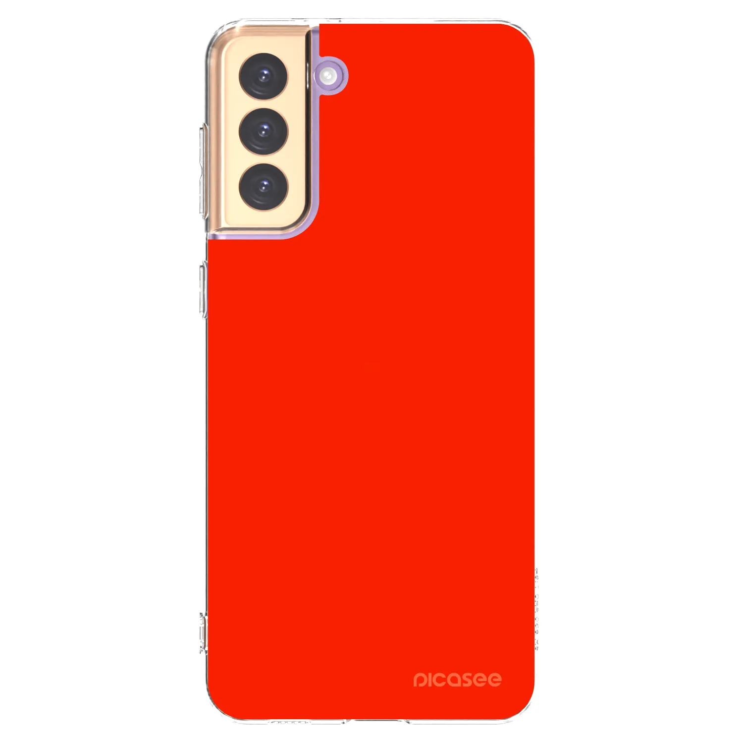 Picasee silikonska prozirna maskica za Samsung Galaxy S21+ 5G G996F - Maranello Red