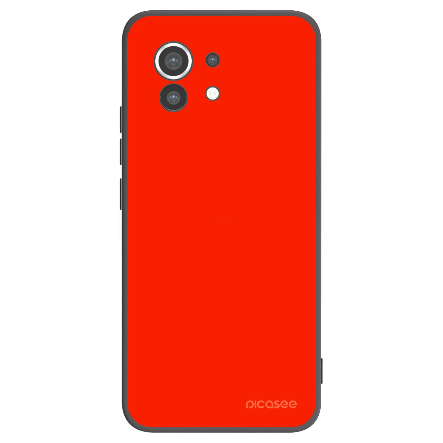 Picasee crna silikonska maskica za Xiaomi Mi 11 - Maranello Red