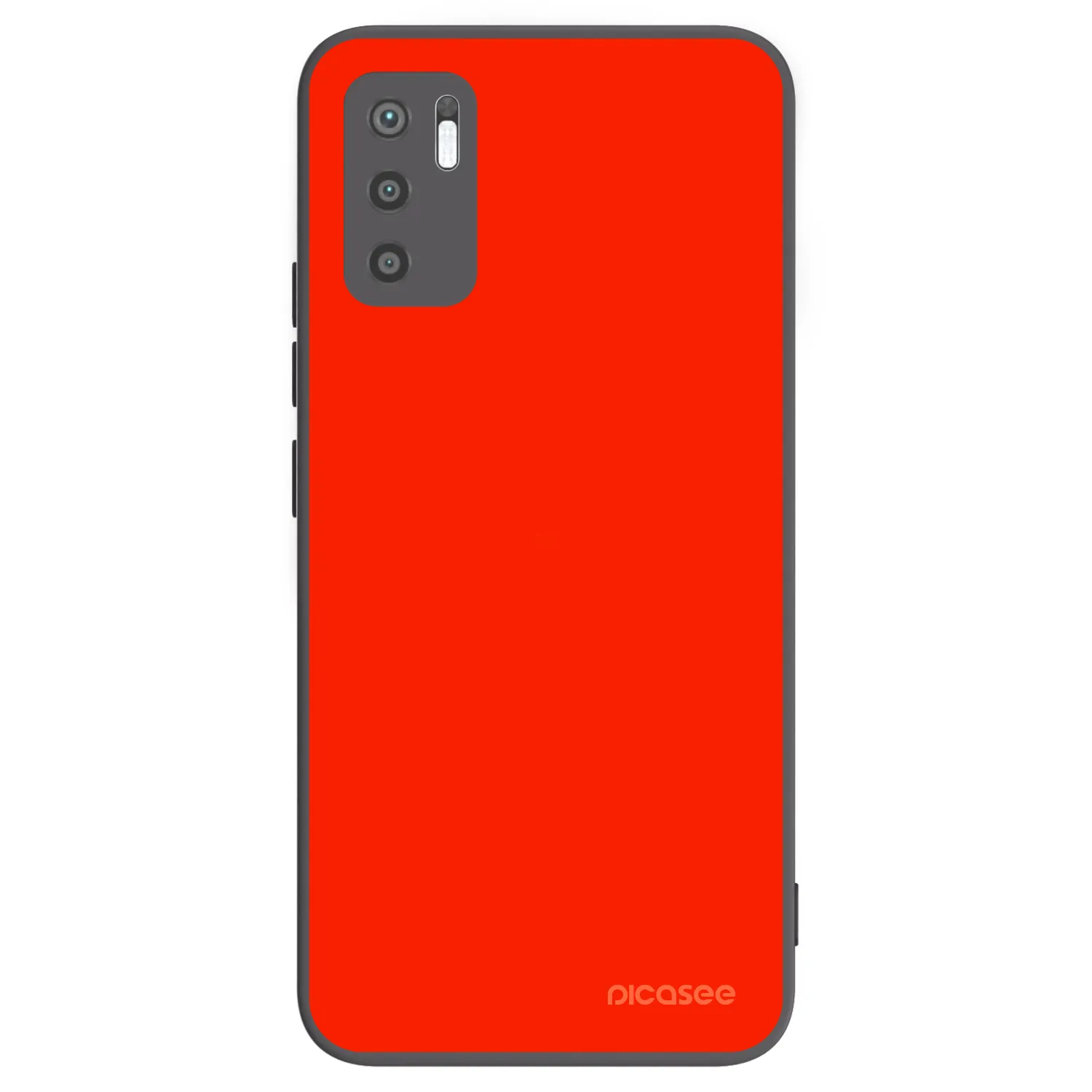 Picasee crna silikonska maskica za Xiaomi Redmi Note 10 5G - Maranello Red