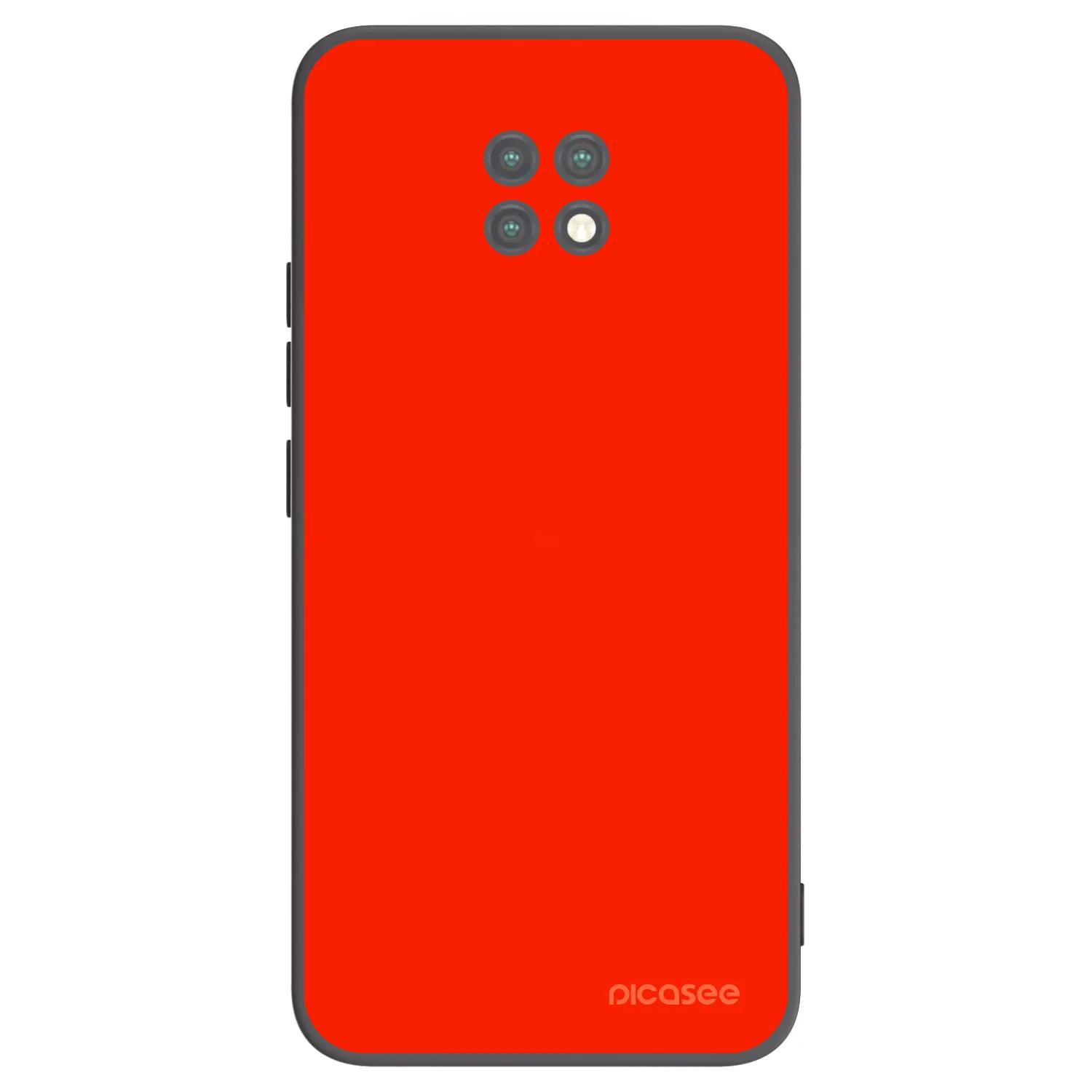 Picasee crna silikonska maskica za Xiaomi Redmi Note 9T - Maranello Red