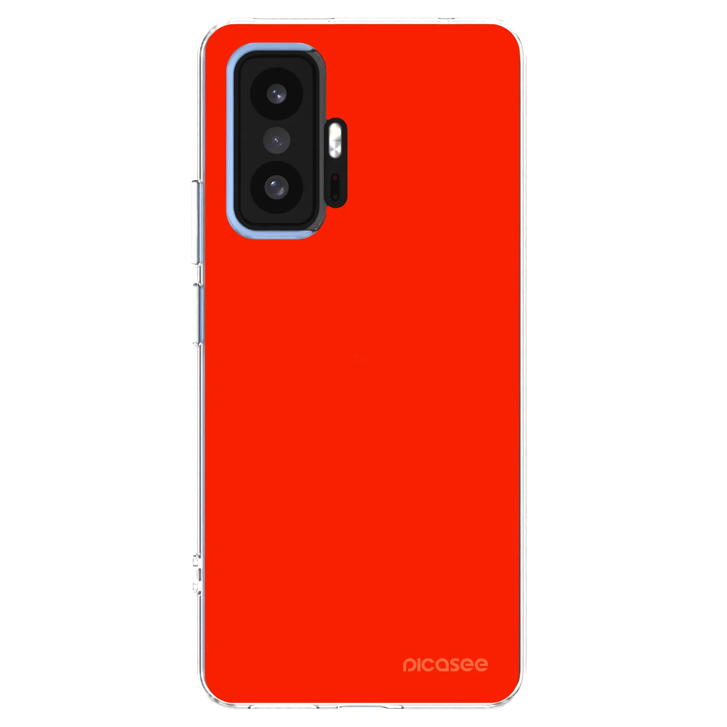 Picasee silikonska prozirna maskica za Xiaomi 11T Pro - Maranello Red