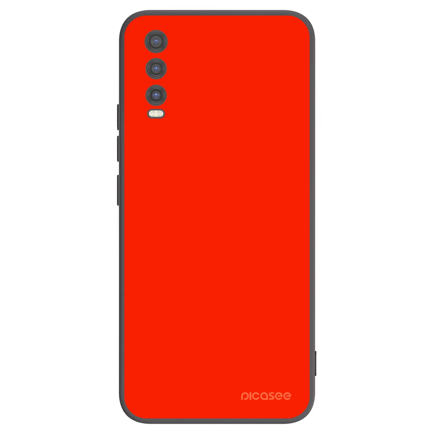 Picasee crna silikonska maskica za Vivo Y20s - Maranello Red