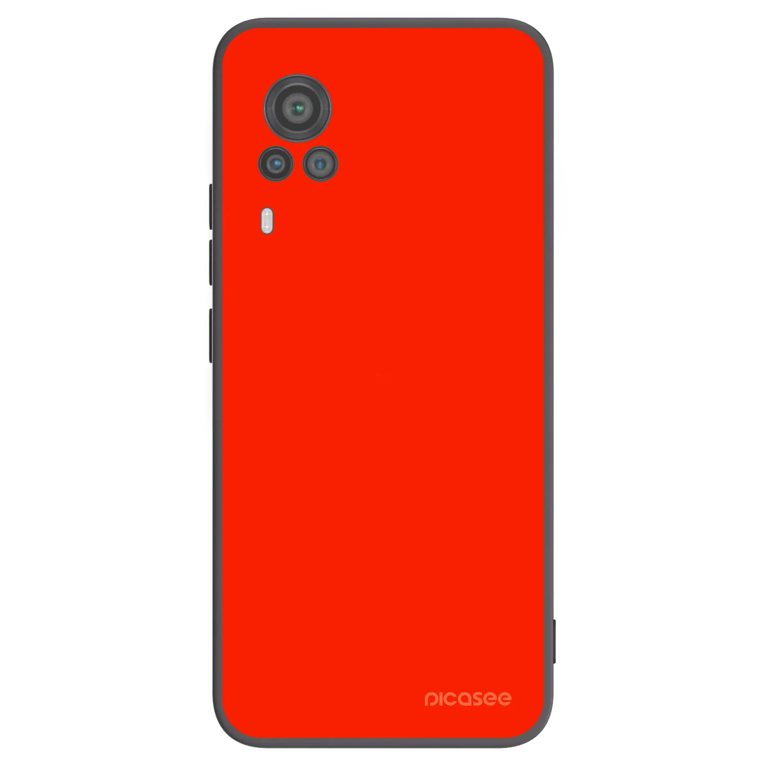 Picasee crna silikonska maskica za Vivo X60 Pro 5G - Maranello Red