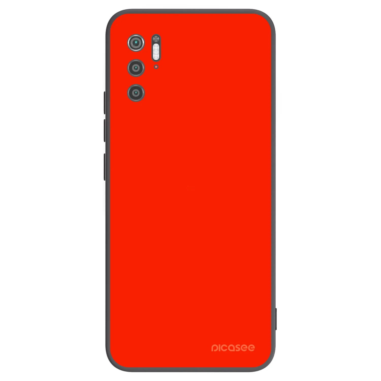 Picasee crna silikonska maskica za Xiaomi Poco M3 Pro 5G - Maranello Red