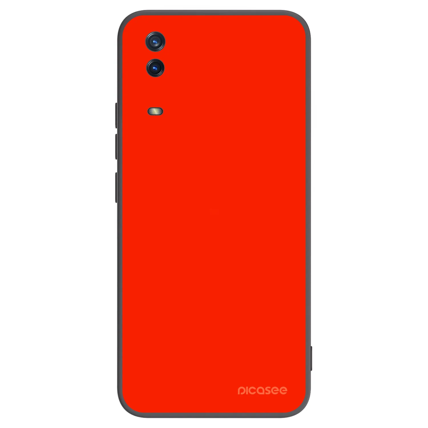 Picasee crna silikonska maskica za Vivo Y11s - Maranello Red