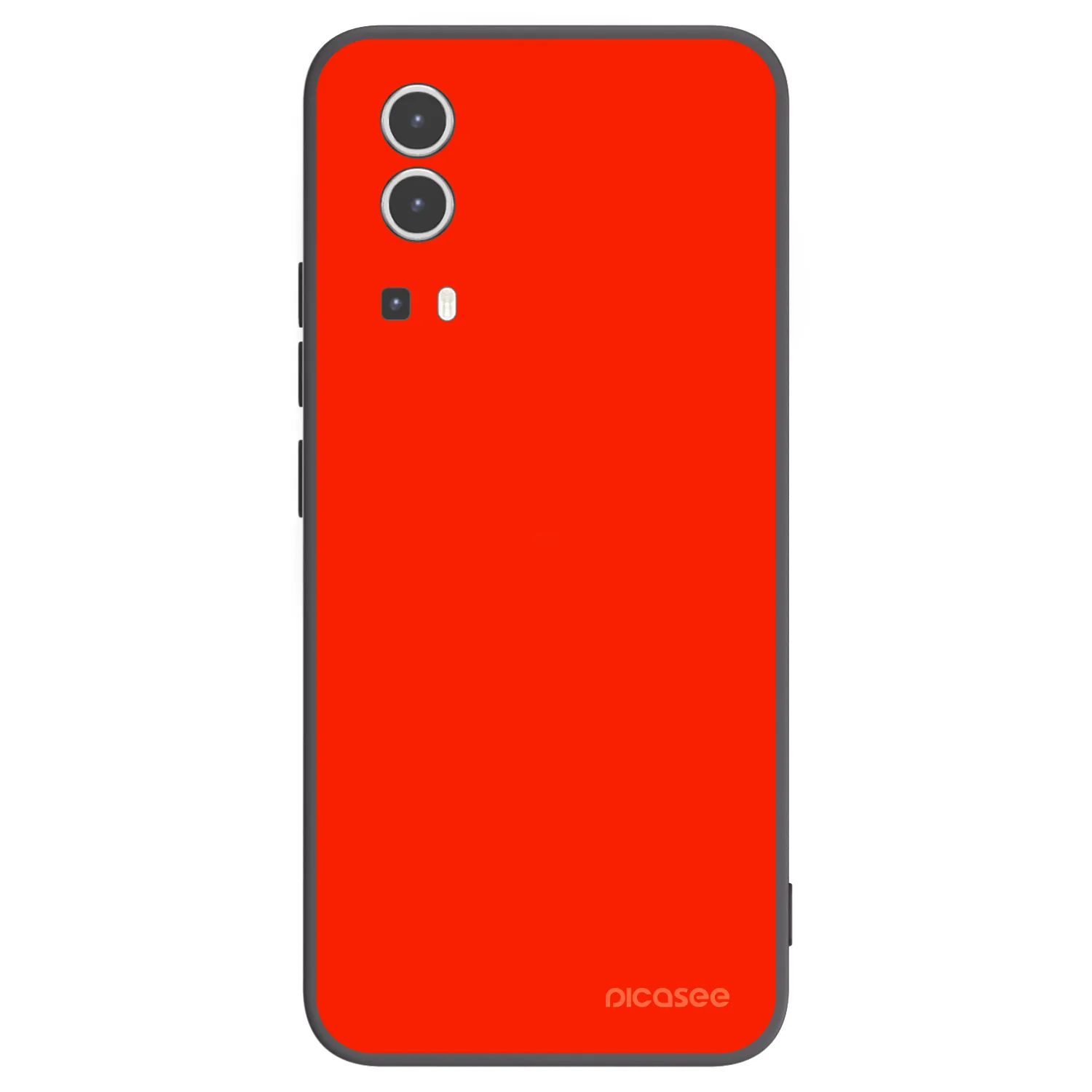 Picasee crna silikonska maskica za Vivo Y72 5G - Maranello Red
