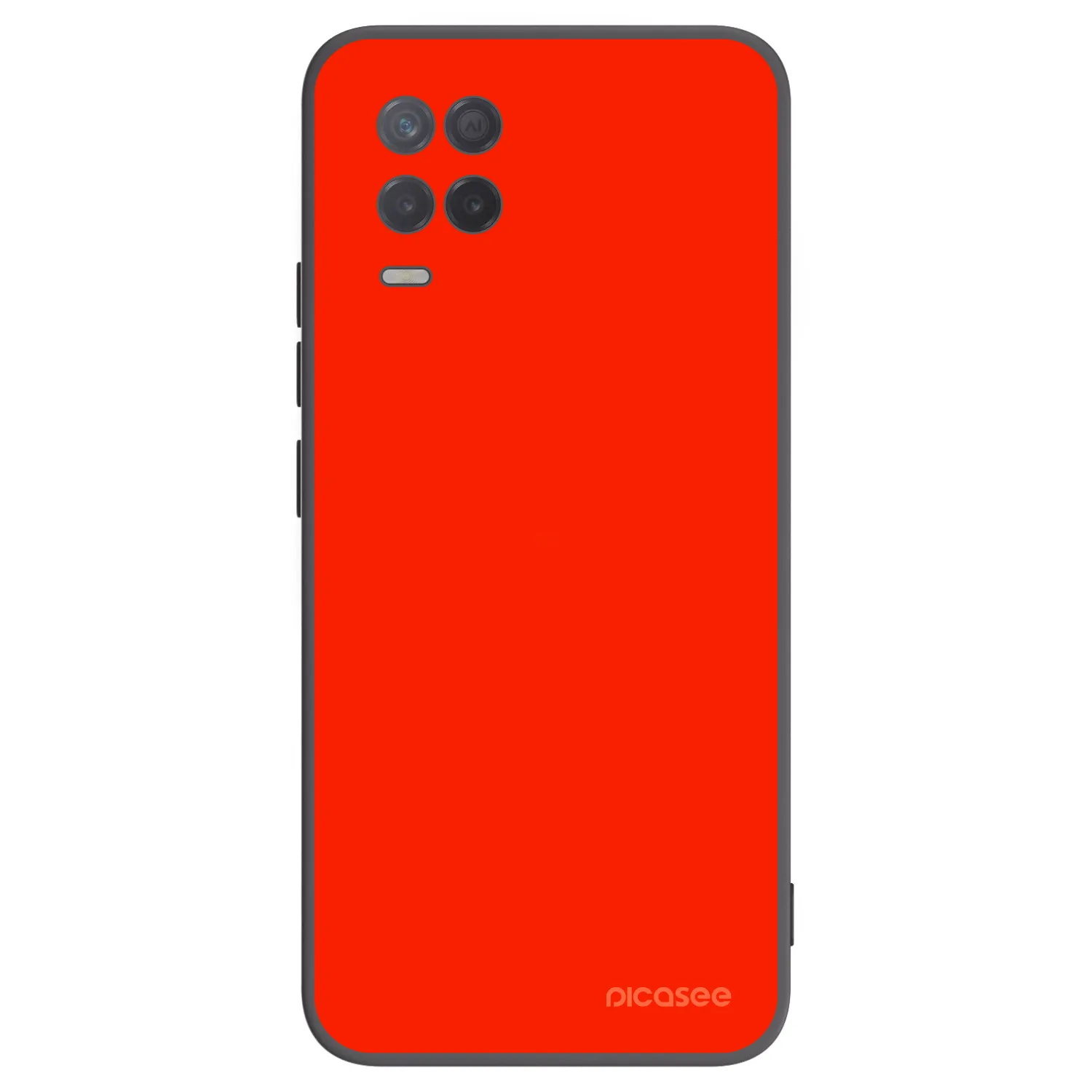 Picasee crna silikonska maskica za Realme 8 5G - Maranello Red