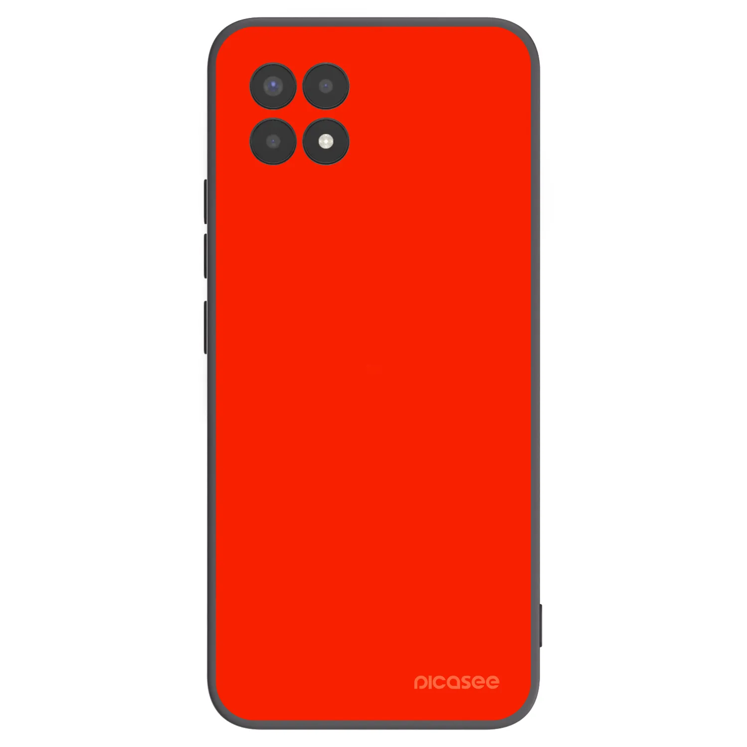 Picasee crna silikonska maskica za Realme 8i - Maranello Red