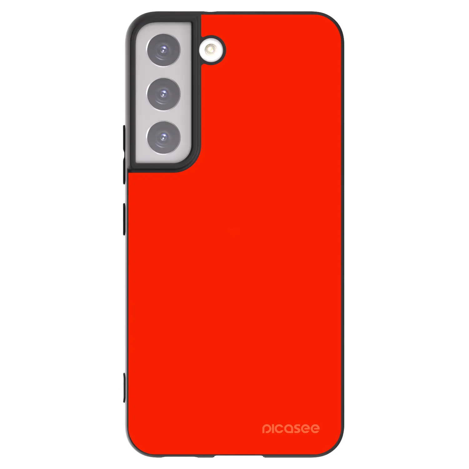 Picasee crna silikonska maskica za Samsung Galaxy S22 5G - Maranello Red