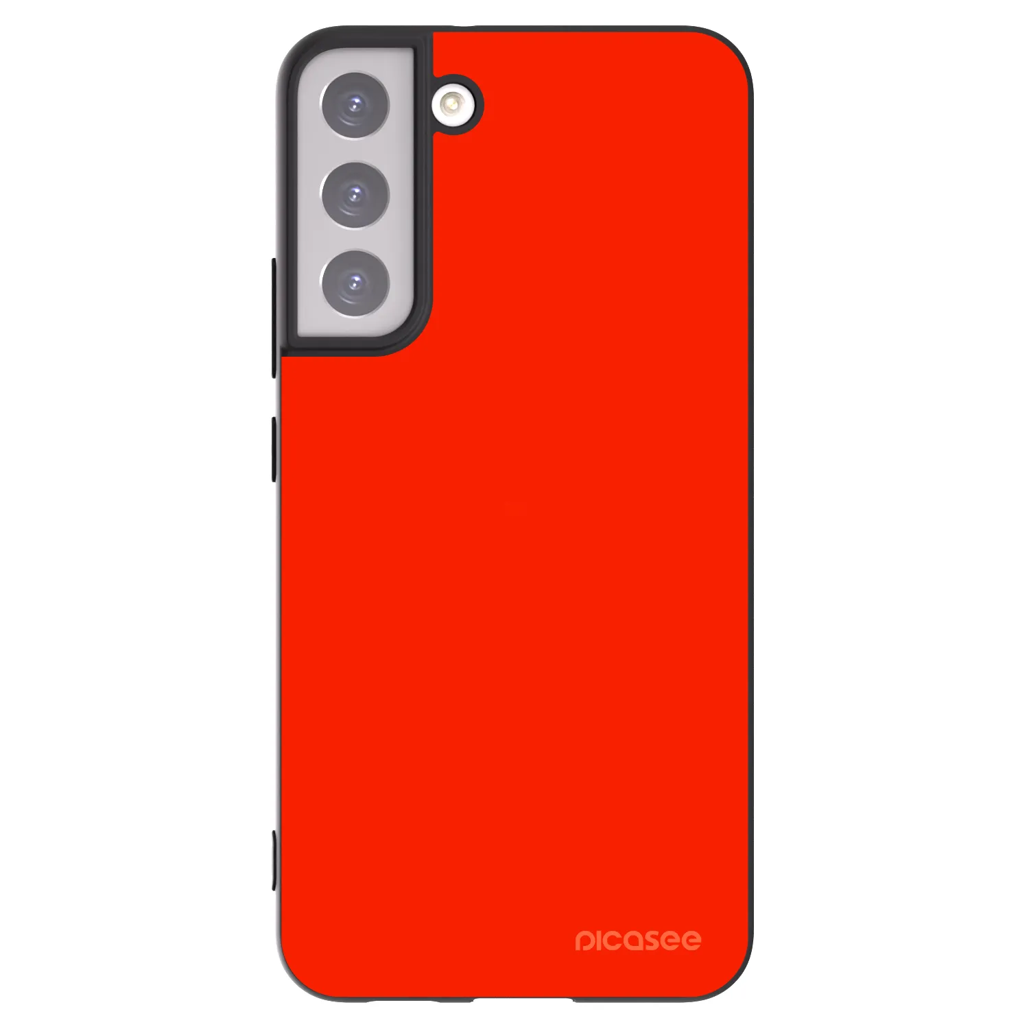 Picasee crna silikonska maskica za Samsung Galaxy S22+ 5G - Maranello Red