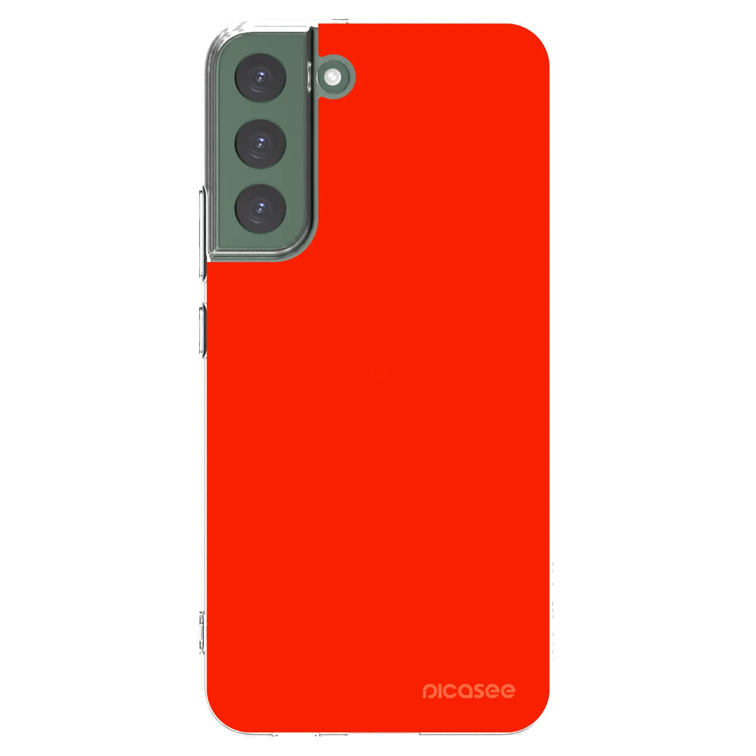 Picasee silikonska prozirna maskica za Samsung Galaxy S22+ 5G - Maranello Red