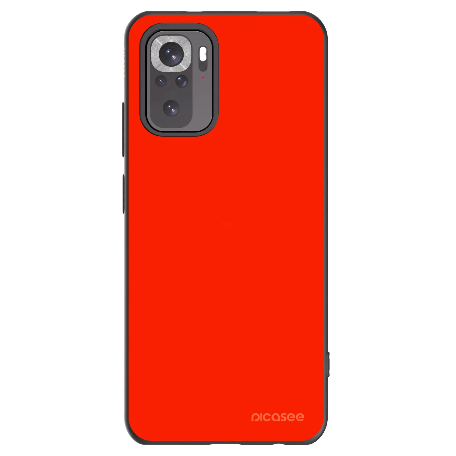 Picasee crna silikonska maskica za Xiaomi Redmi Note 11S 4G - Maranello Red