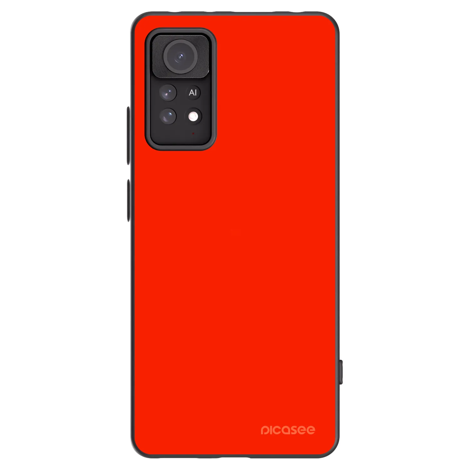 Picasee crna silikonska maskica za Xiaomi Redmi Note 11 Pro - Maranello Red