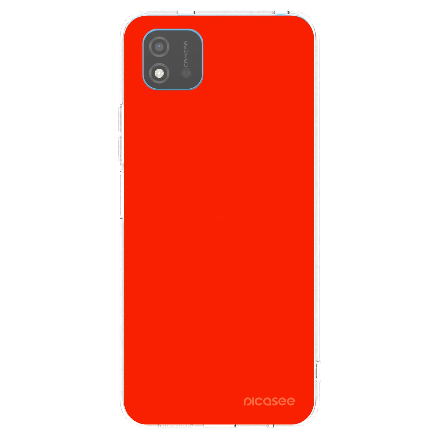 Picasee silikonska prozirna maskica za Realme C11 (2021) - Maranello Red