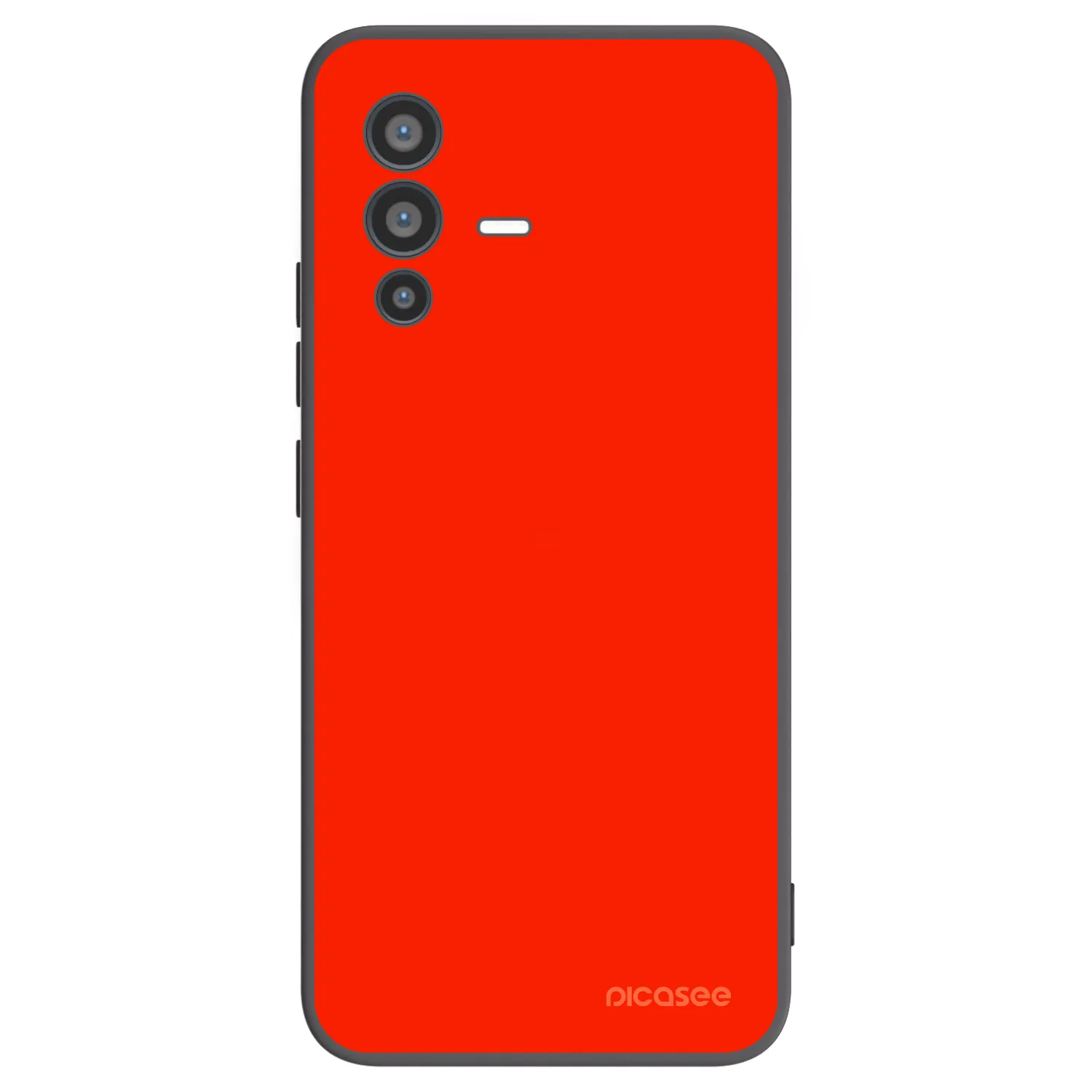 Picasee crna silikonska maskica za Vivo V23 5G - Maranello Red